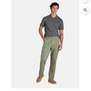 💚George Men's Utility Pants (Green Artichoke) Size 34